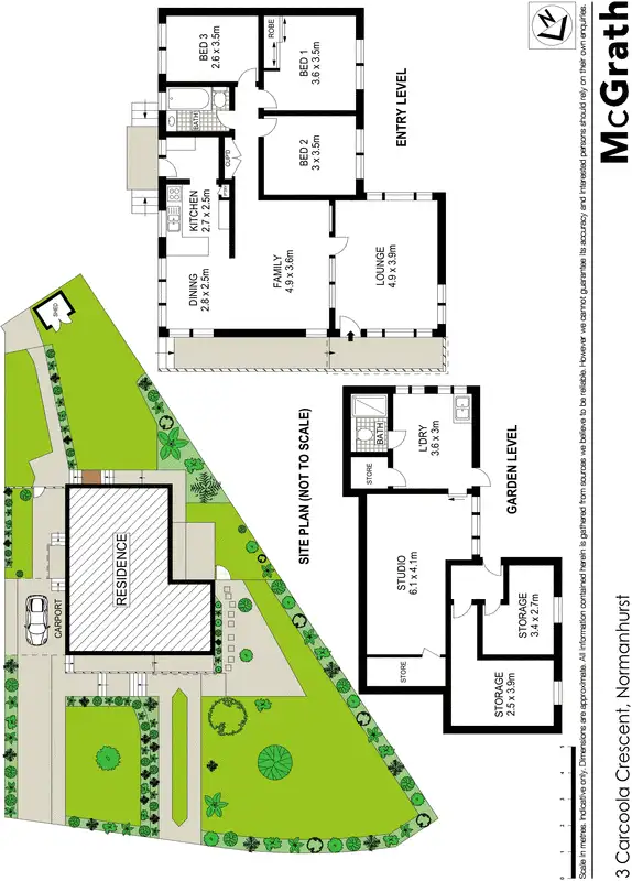 Floorplan of Homely house listing, 3 Carcoola Crescent, Normanhurst NSW 2076