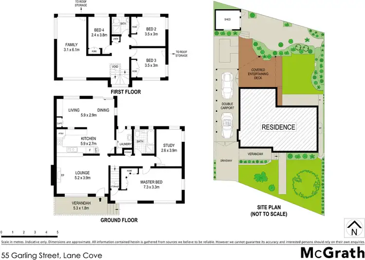 Floorplan of Homely house listing, 55 Garling Street, Lane Cove NSW 2066