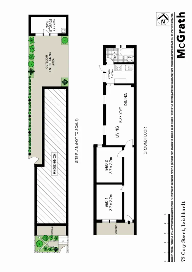 Floorplan of Homely house listing, 73 Cary Street, Leichhardt NSW 2040