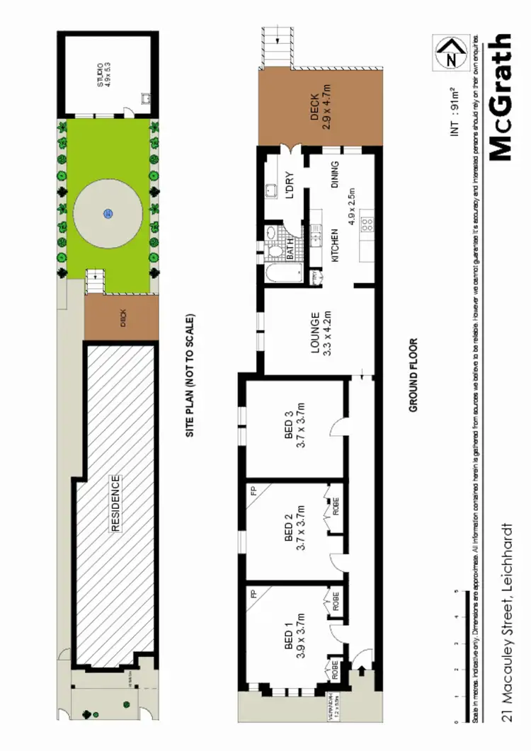 Floorplan of Homely house listing, 21 Macauley Street, Leichhardt NSW 2040