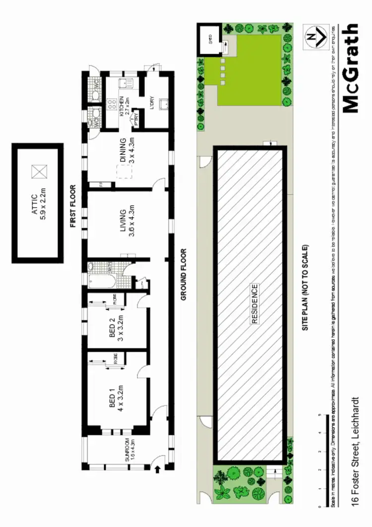 Floorplan of Homely house listing, 16 Foster Street, Leichhardt NSW 2040