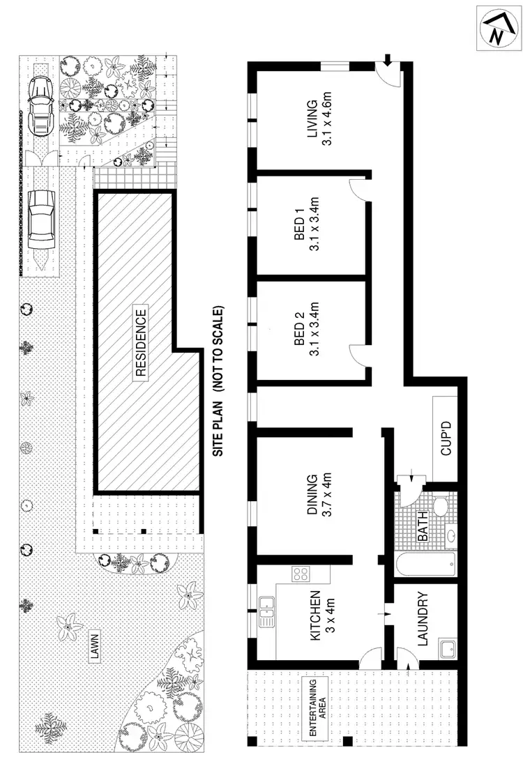 Floorplan of Homely house listing, 22 Marlborough Street, Leichhardt NSW 2040
