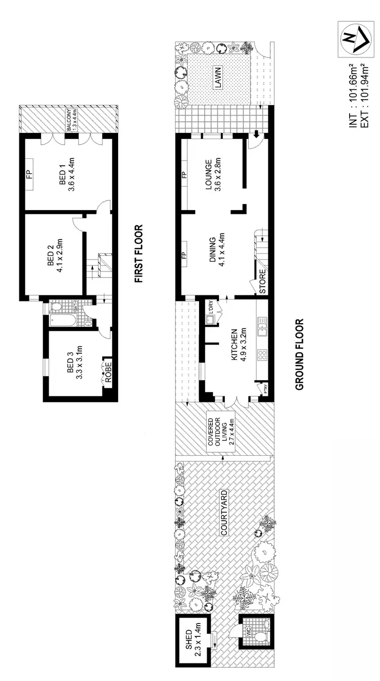 Floorplan of Homely house listing, 69 Elswick Street, Leichhardt NSW 2040