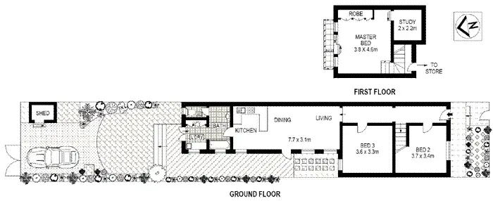 Floorplan of Homely house listing, 67 Hill Street, Leichhardt NSW 2040