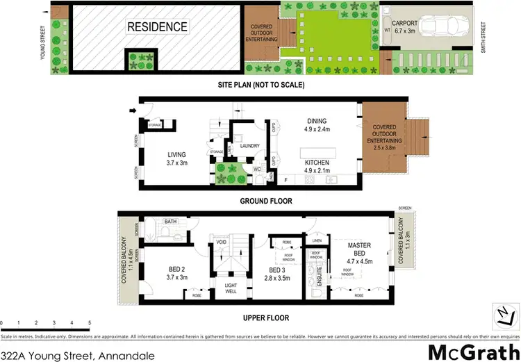 Floorplan of Homely house listing, 322A Young Street, Annandale NSW 2038