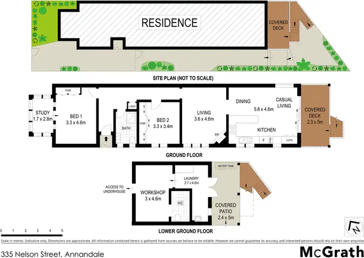 Floorplan of Homely house listing, 335 Nelson Street, Annandale NSW 2038