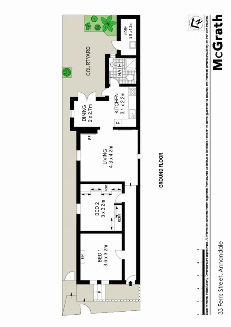 Floorplan of Homely house listing, 33 Ferris Street, Annandale NSW 2038