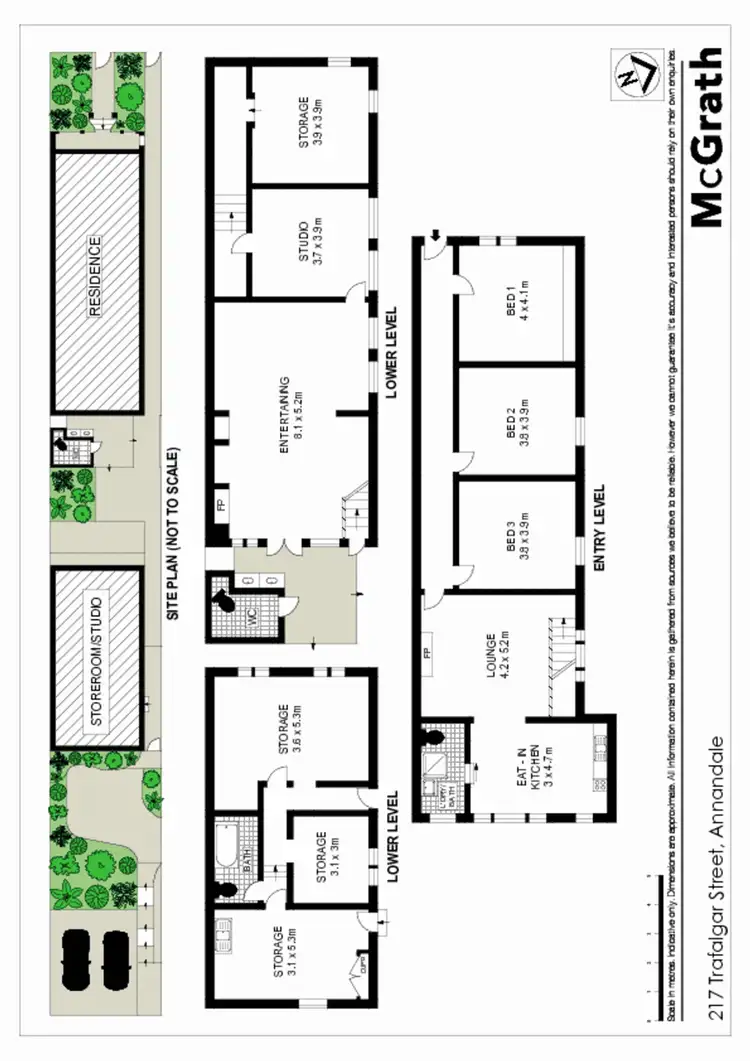Floorplan of Homely house listing, 217 Trafalgar Street, Annandale NSW 2038