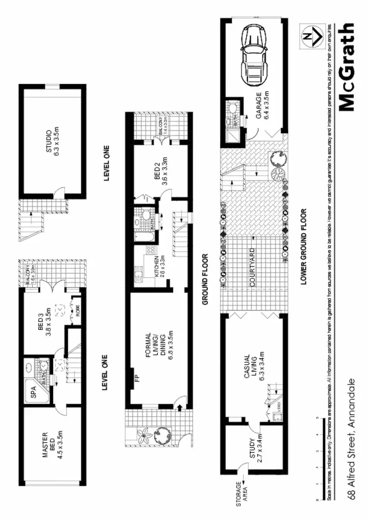Floorplan of Homely house listing, 68 Alfred Street, Annandale NSW 2038