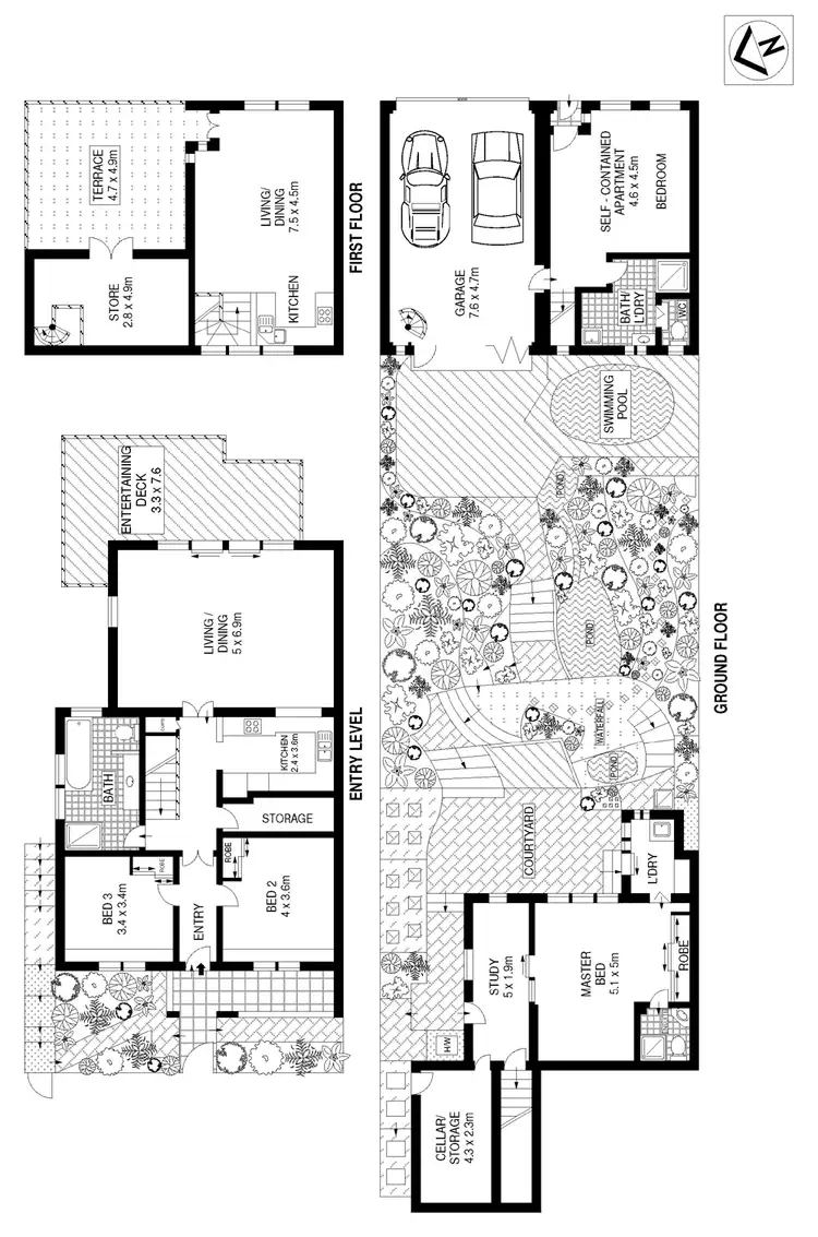Floorplan of Homely house listing, 227 Nelson Street, Annandale NSW 2038