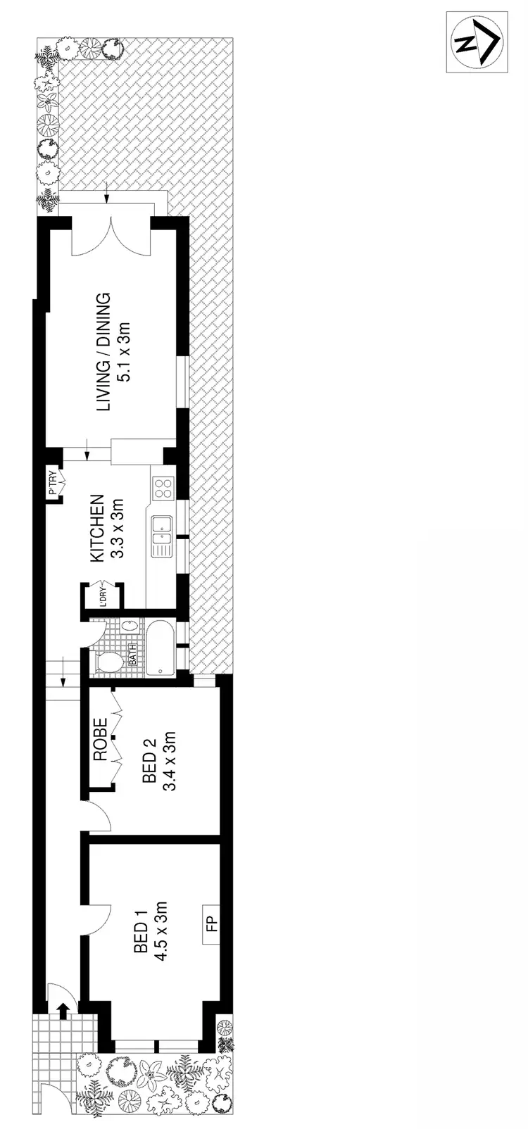 Floorplan of Homely house listing, 88 Young Street, Annandale NSW 2038