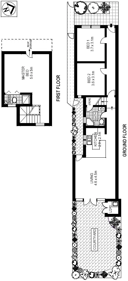 Floorplan of Homely house listing, 79A Trafalgar Street, Annandale NSW 2038