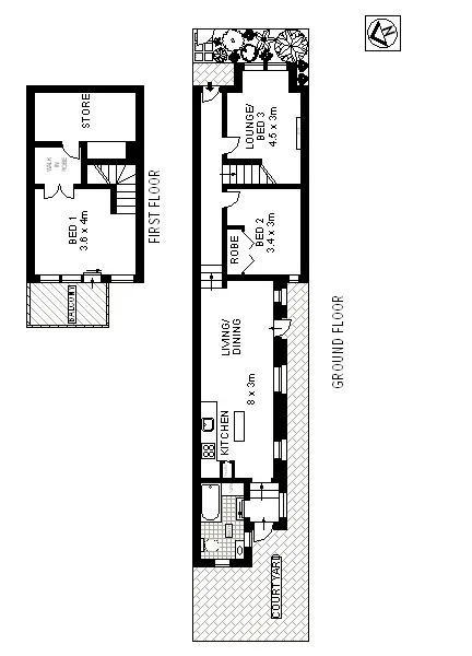 Floorplan of Homely house listing, 86 Young Street, Annandale NSW 2038