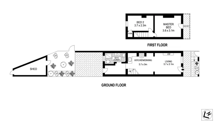 Floorplan of Homely house listing, 34 Campbell Road, Alexandria NSW 2015