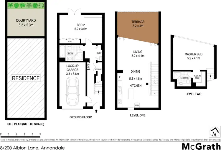 Floorplan of Homely townhouse listing, 8/200 Albion Lane, Annandale NSW 2038
