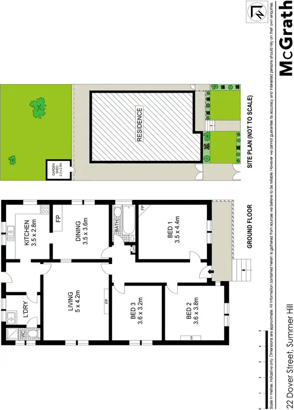 Floorplan of Homely house listing, 22 Dover Street, Summer Hill NSW 2130