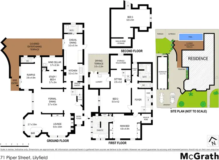 Floorplan of Homely house listing, 71 Piper Street, Lilyfield NSW 2040