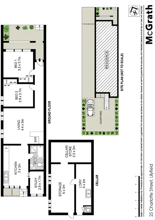 Floorplan of Homely house listing, 25 Charlotte Street, Lilyfield NSW 2040