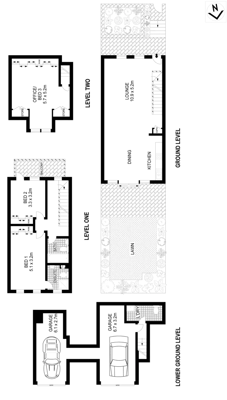 Floorplan of Homely house listing, 4/5 Alfred Street, Lilyfield NSW 2040