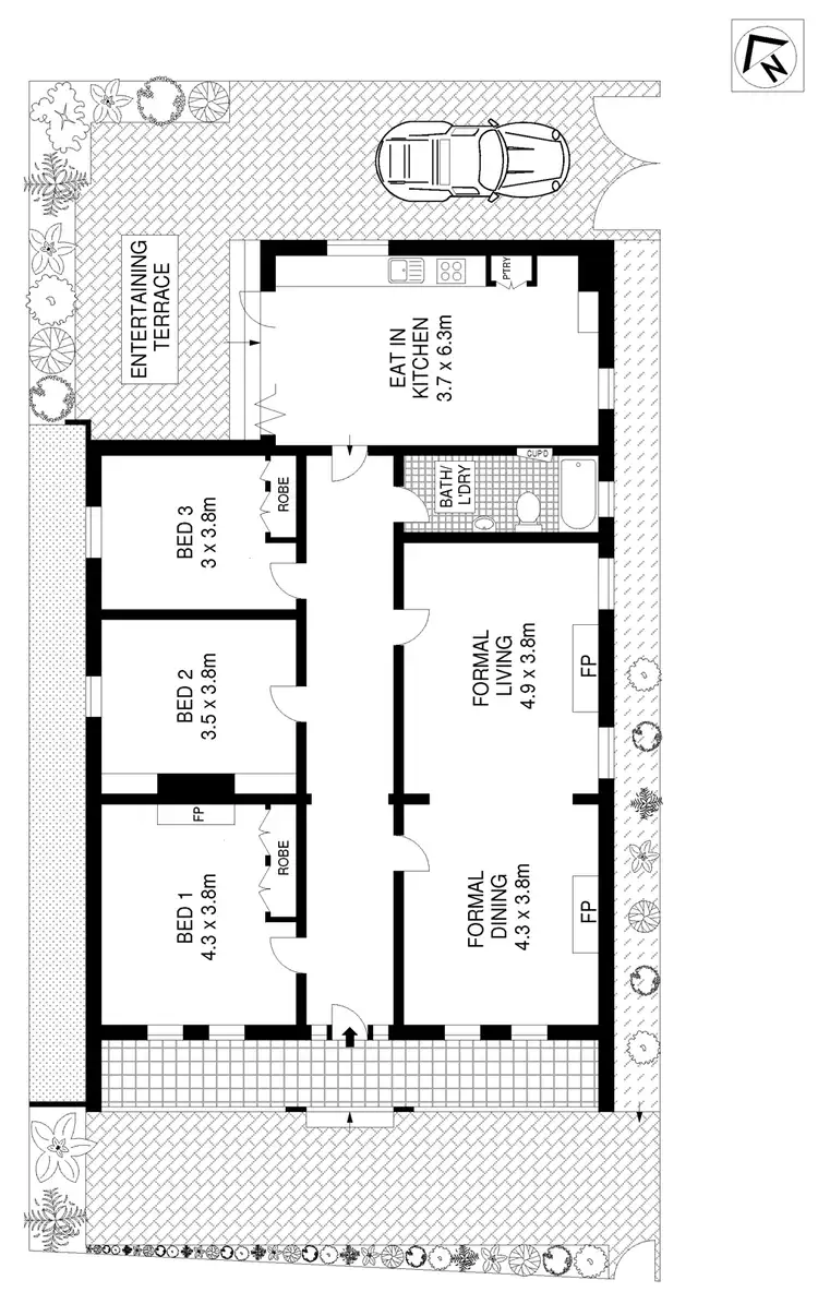 Floorplan of Homely house listing, 15 Toothill Street, Lewisham NSW 2049