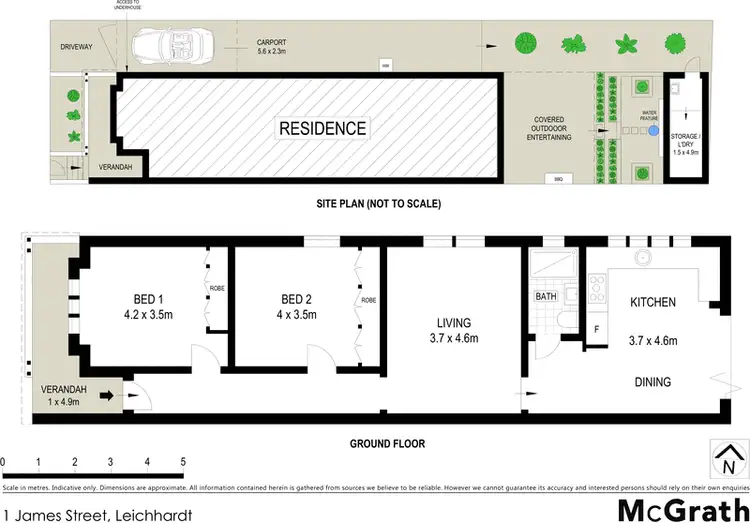 Floorplan of Homely house listing, 1 James Street, Leichhardt NSW 2040