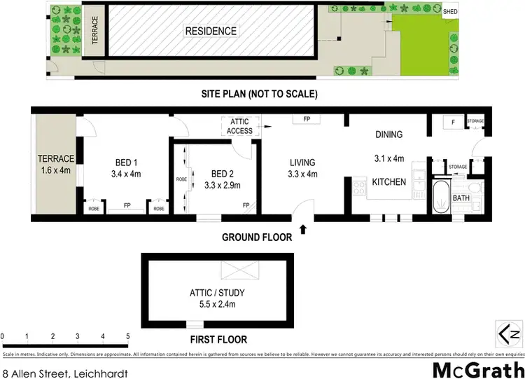 Floorplan of Homely house listing, 8 Allen Street, Leichhardt NSW 2040