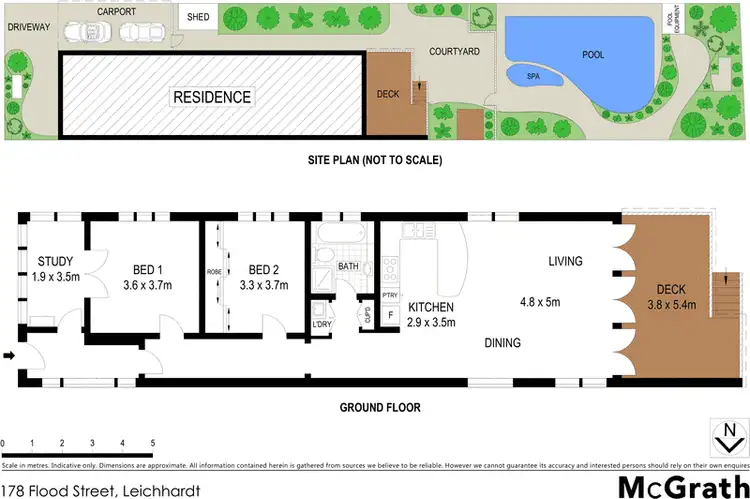 Floorplan of Homely house listing, 178 Flood Street, Leichhardt NSW 2040