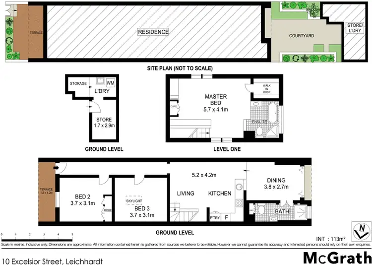 Floorplan of Homely house listing, 10 Excelsior Street, Leichhardt NSW 2040