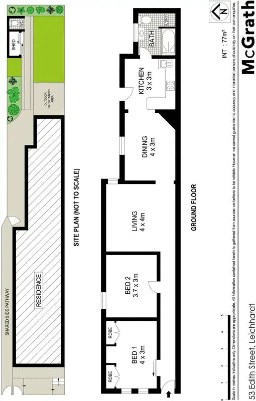 Floorplan of Homely house listing, 53 Edith Street, Leichhardt NSW 2040