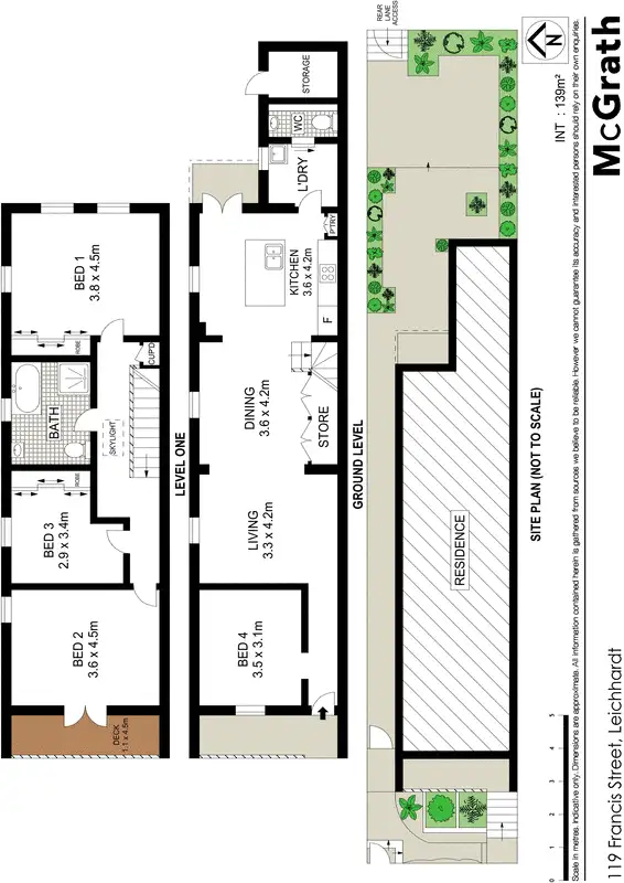 Floorplan of Homely house listing, 119 Francis Street, Leichhardt NSW 2040