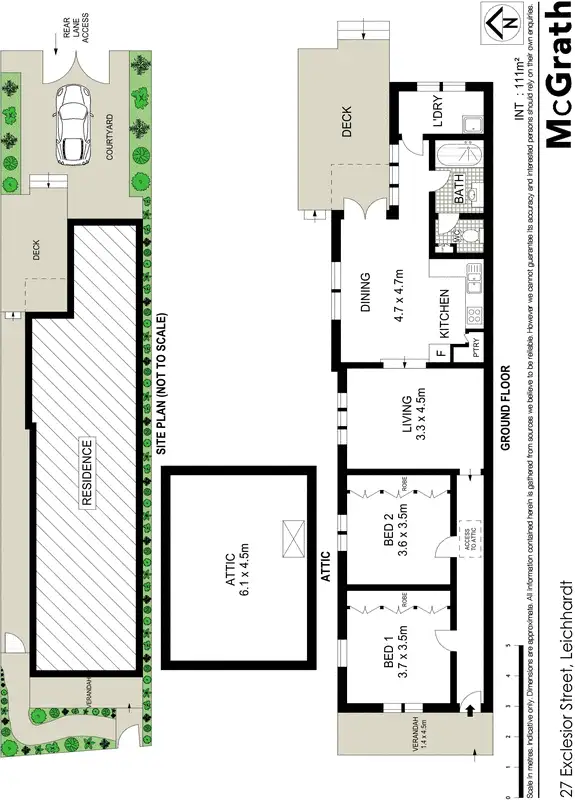 Floorplan of Homely house listing, 27 Excelsior Street, Leichhardt NSW 2040