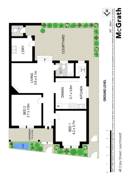 Floorplan of Homely house listing, 48 Cary Street, Leichhardt NSW 2040