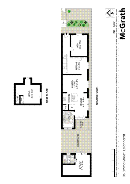 Floorplan of Homely house listing, 36 Emma Street, Leichhardt NSW 2040
