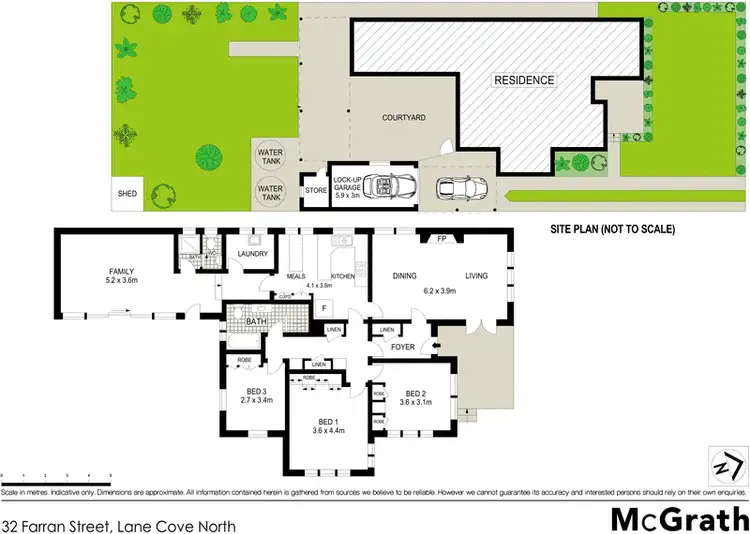 Floorplan of Homely house listing, 32 Farran Street, Lane Cove North NSW 2066