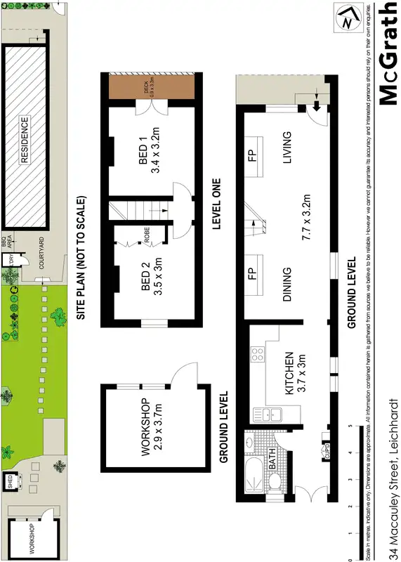 Floorplan of Homely house listing, 34 Macauley Street, Leichhardt NSW 2040