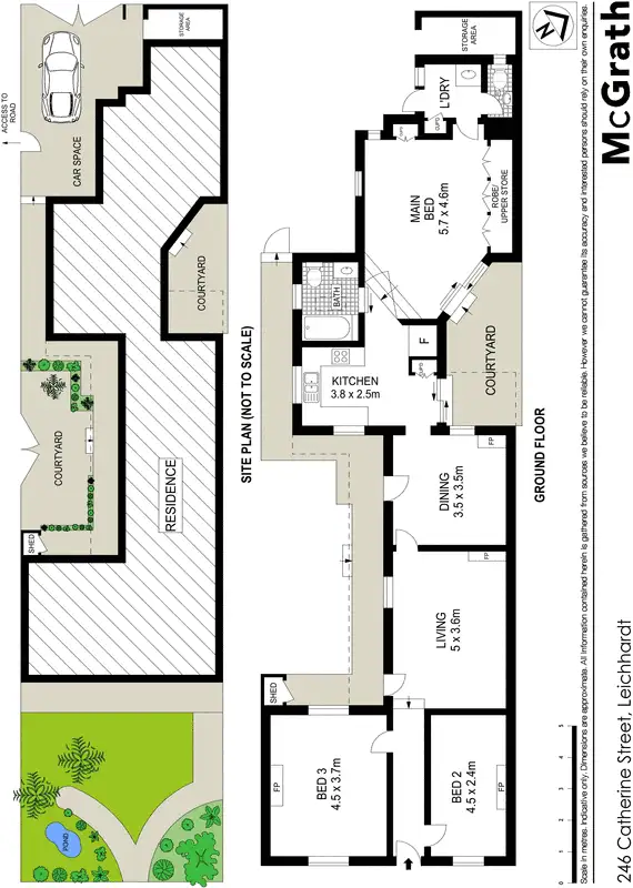 Floorplan of Homely house listing, 246 Catherine Street, Leichhardt NSW 2040