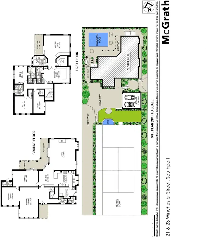 Floorplan of Homely house listing, 21 & 23 Winchester Street, Southport QLD 4215