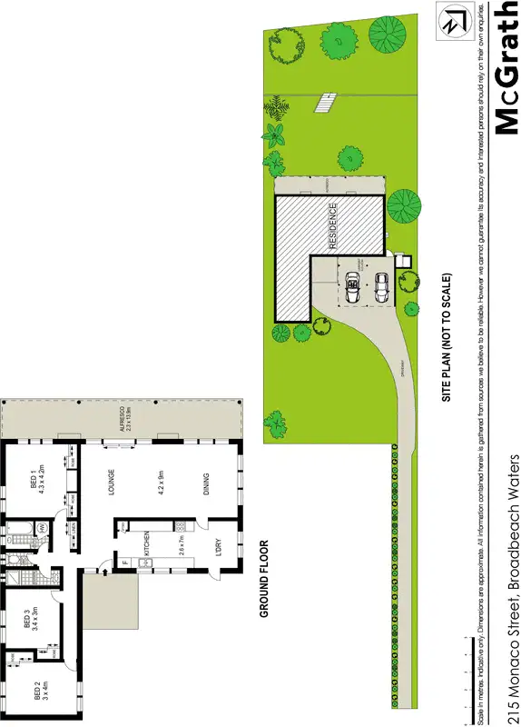 Floorplan of Homely house listing, 215 Monaco Street, Broadbeach Waters QLD 4218