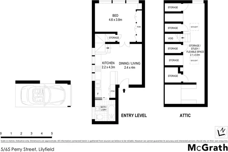 Floorplan of Homely apartment listing, 5/65 Perry Street, Lilyfield NSW 2040