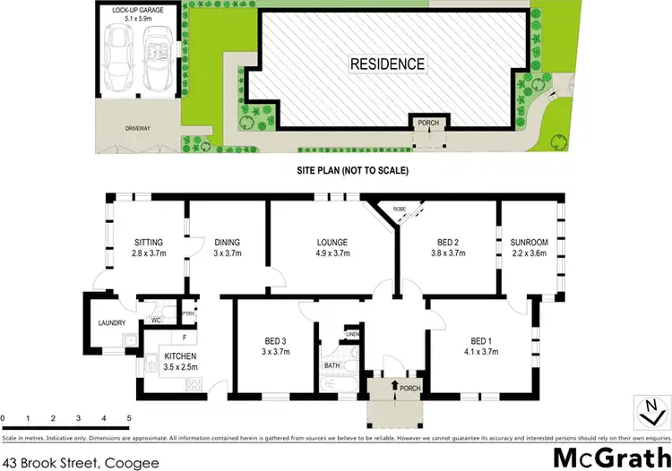 Floorplan of Homely house listing, 43 Brook Street, Coogee NSW 2034