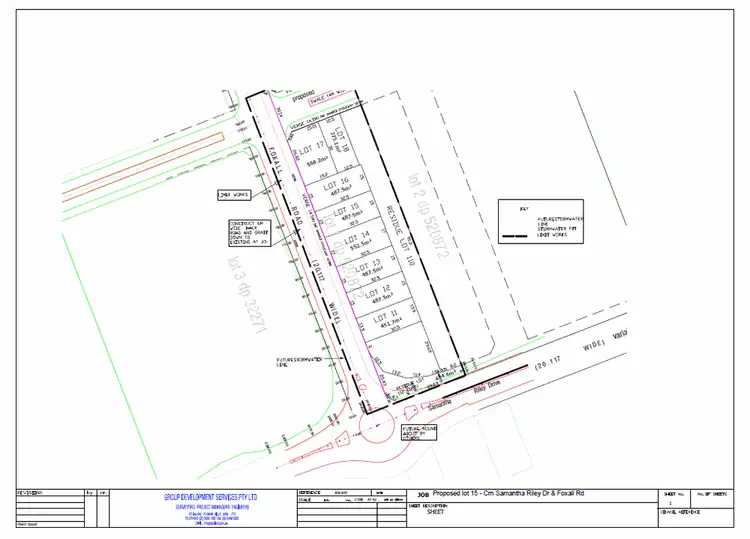 Floorplan of Homely land listing, 51-55 Samantha Riley Drive, Kellyville NSW 2155