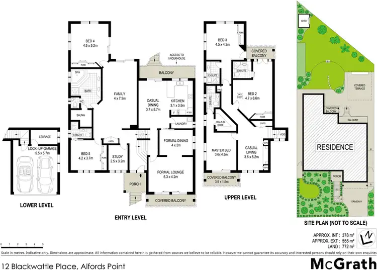 Floorplan of Homely house listing, 12 Blackwattle Place, Alfords Point NSW 2234