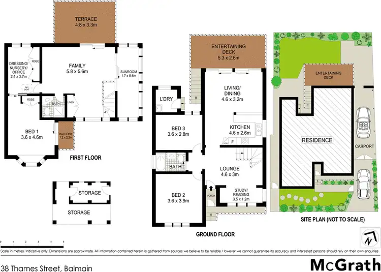 Floorplan of Homely house listing, 38 Thames Street, Balmain NSW 2041