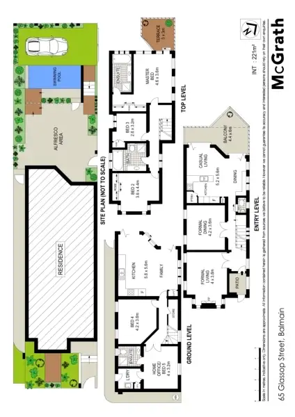Floorplan of Homely house listing, 65 Glassop Street, Balmain NSW 2041