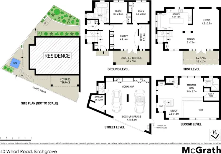 Floorplan of Homely house listing, 40 Wharf Road, Birchgrove NSW 2041