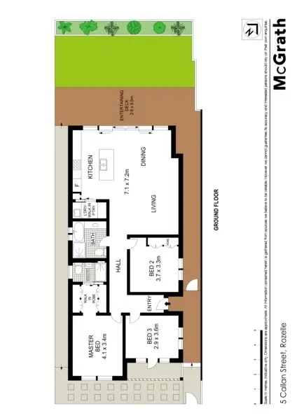 Floorplan of Homely house listing, 5 Callan Street, Rozelle NSW 2039