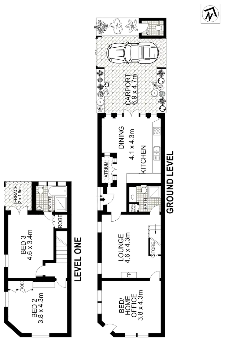 Floorplan of Homely house listing, 23 St Johns Road, Glebe NSW 2037