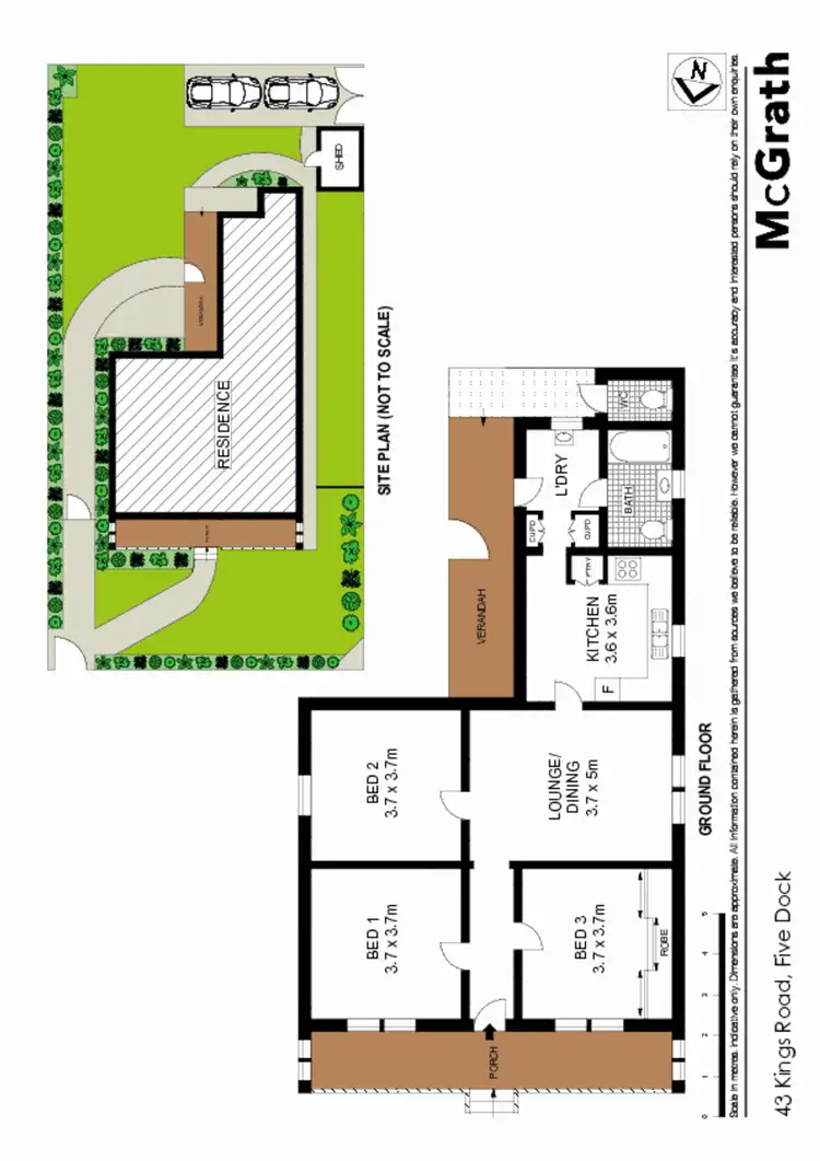 Floorplan of Homely house listing, 43 Kings Road, Five Dock NSW 2046