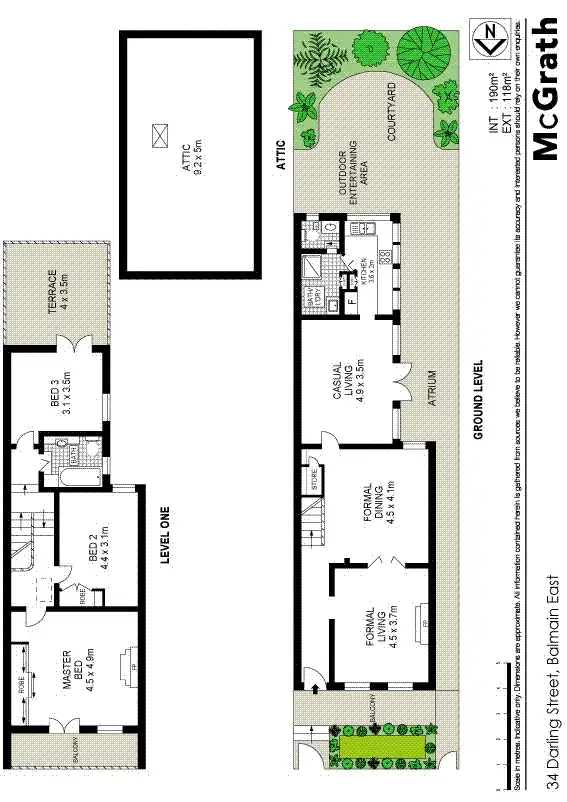 Floorplan of Homely house listing, 34 Darling Street, Balmain East NSW 2041