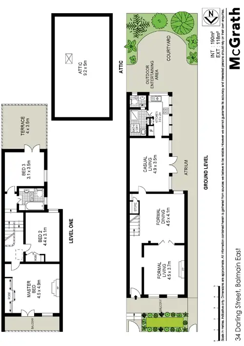Floorplan of Homely house listing, 34 Darling Street, Balmain East NSW 2041